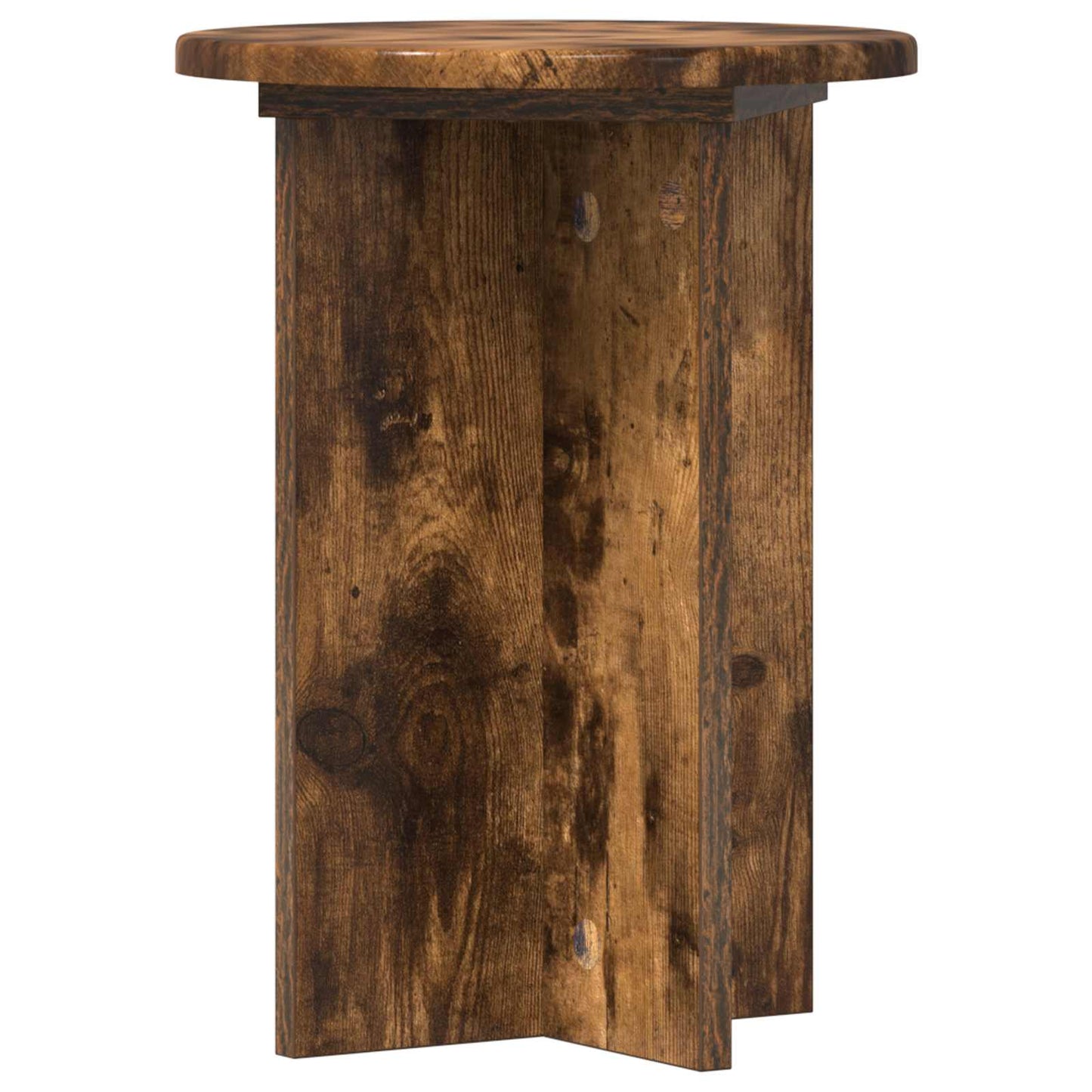 Planteholder 2 pcs Røkt Eik Ø29,5 x 40 cm Konstruert tre