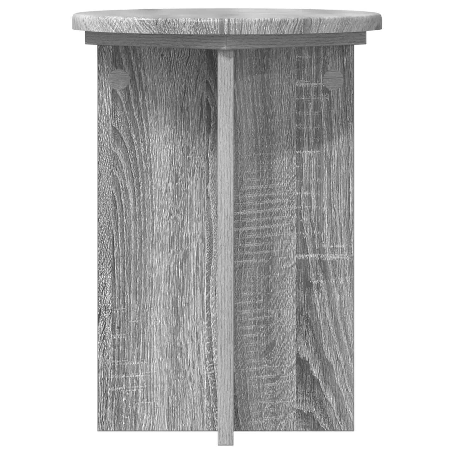 Planteholder 2 pcs Grå sonoma Ø29,5 x 40 cm Konstruert tre