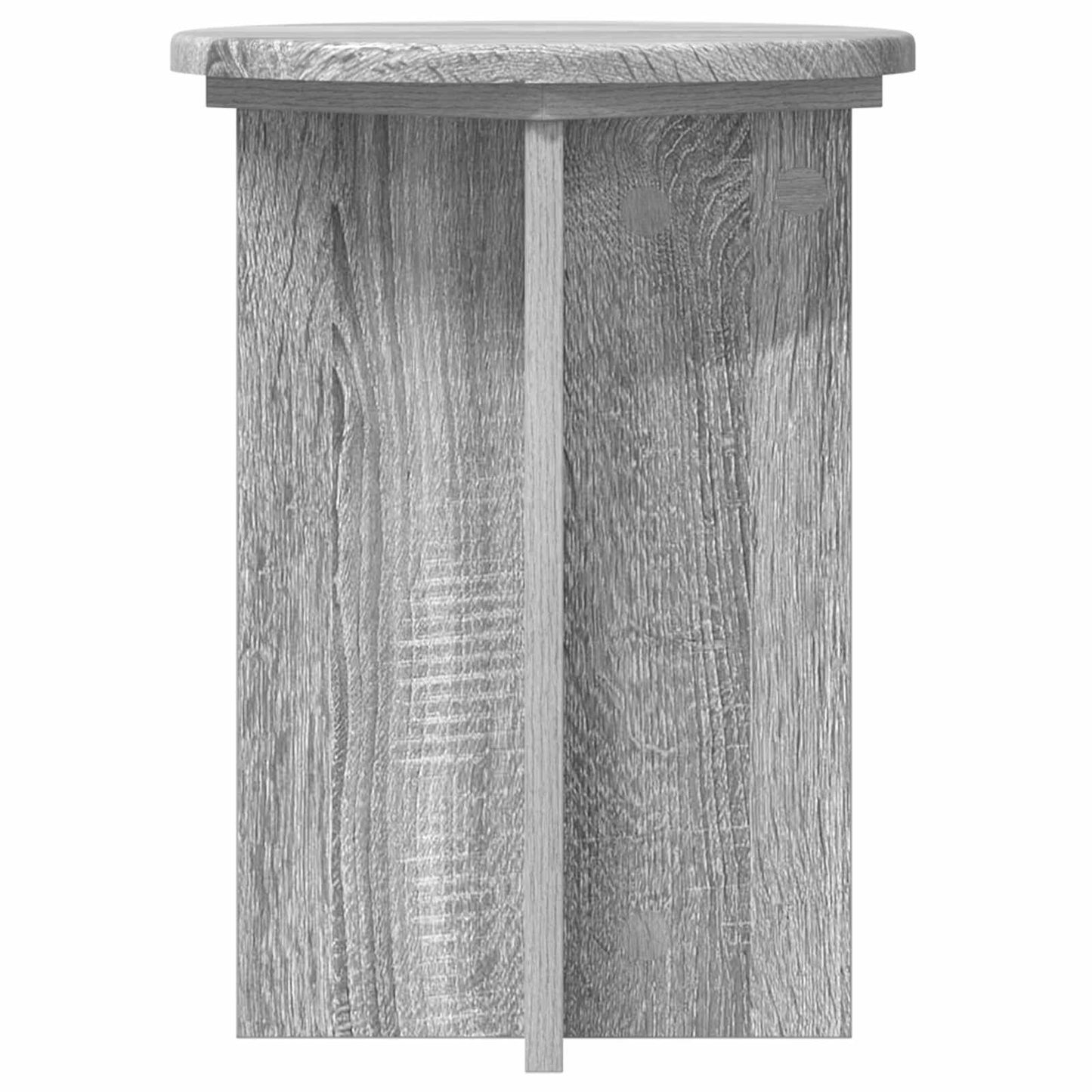 Planteholder 2 pcs Grå sonoma Ø29,5 x 40 cm Konstruert tre