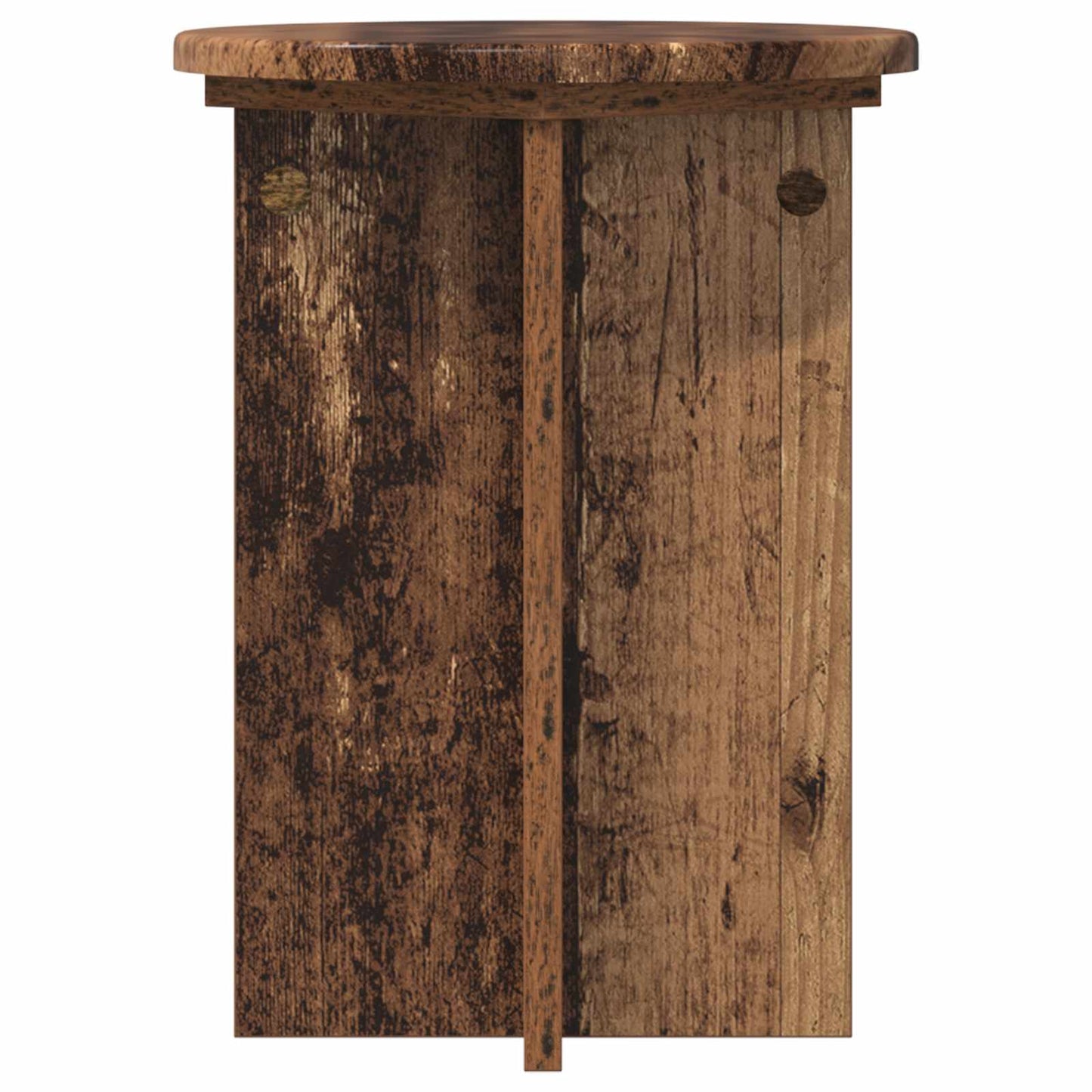 Planteholder 2 pcs Gammelt tre Ø29,5 x 40 cm Konstruert tre