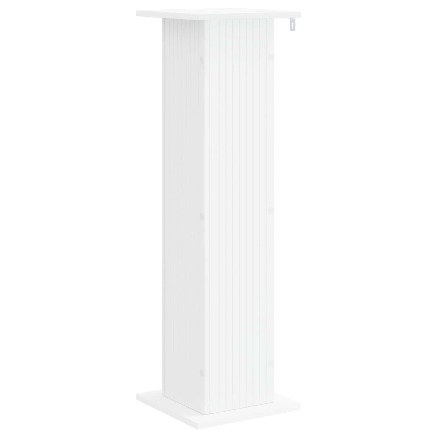 Planteholder 2 pcs Hvit 30,5 x 30 x 100,5 cm Konstruert tre