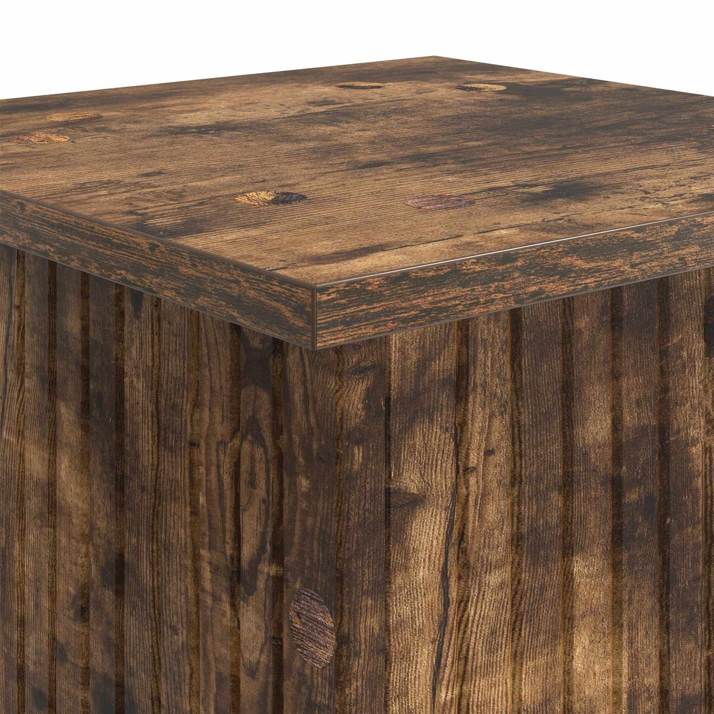 Planteholder Røkt Eik 30,5 x 30 x 100,5 cm Konstruert tre