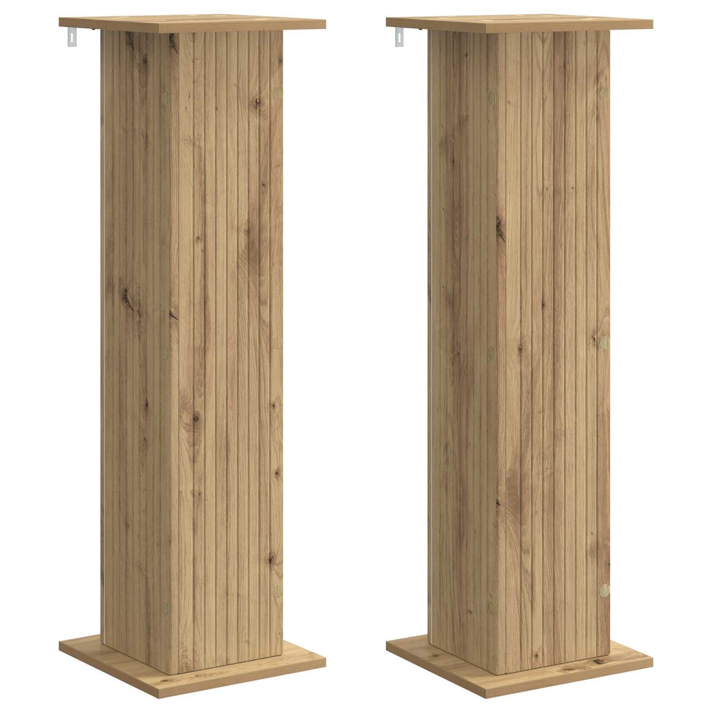 Planteholder 2 stk. Artisan eik 30,5 x 30 x 100,5 cm