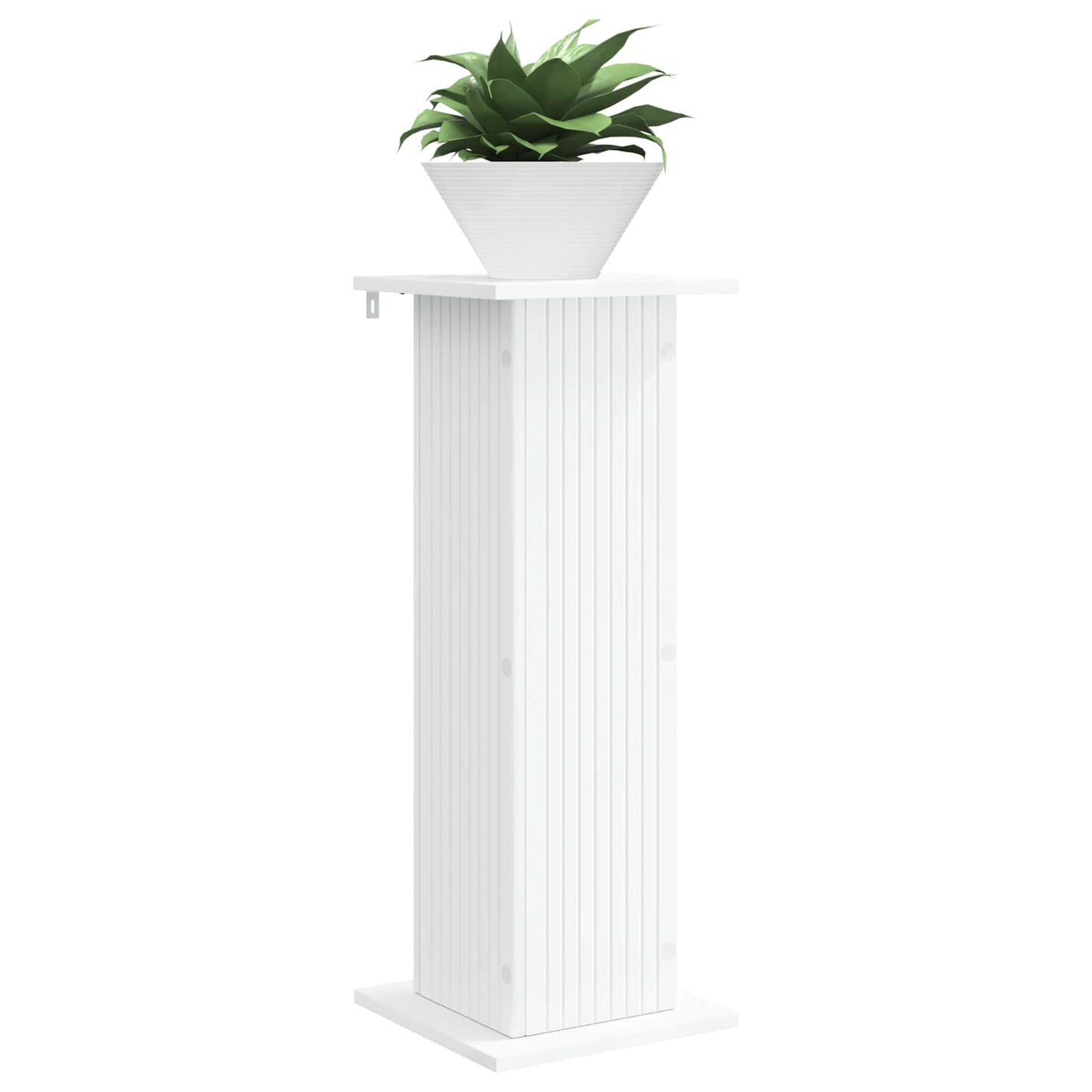 Planteholder 2 pcs Hvit 30,5 x 30 x 80,5 cm Konstruert tre