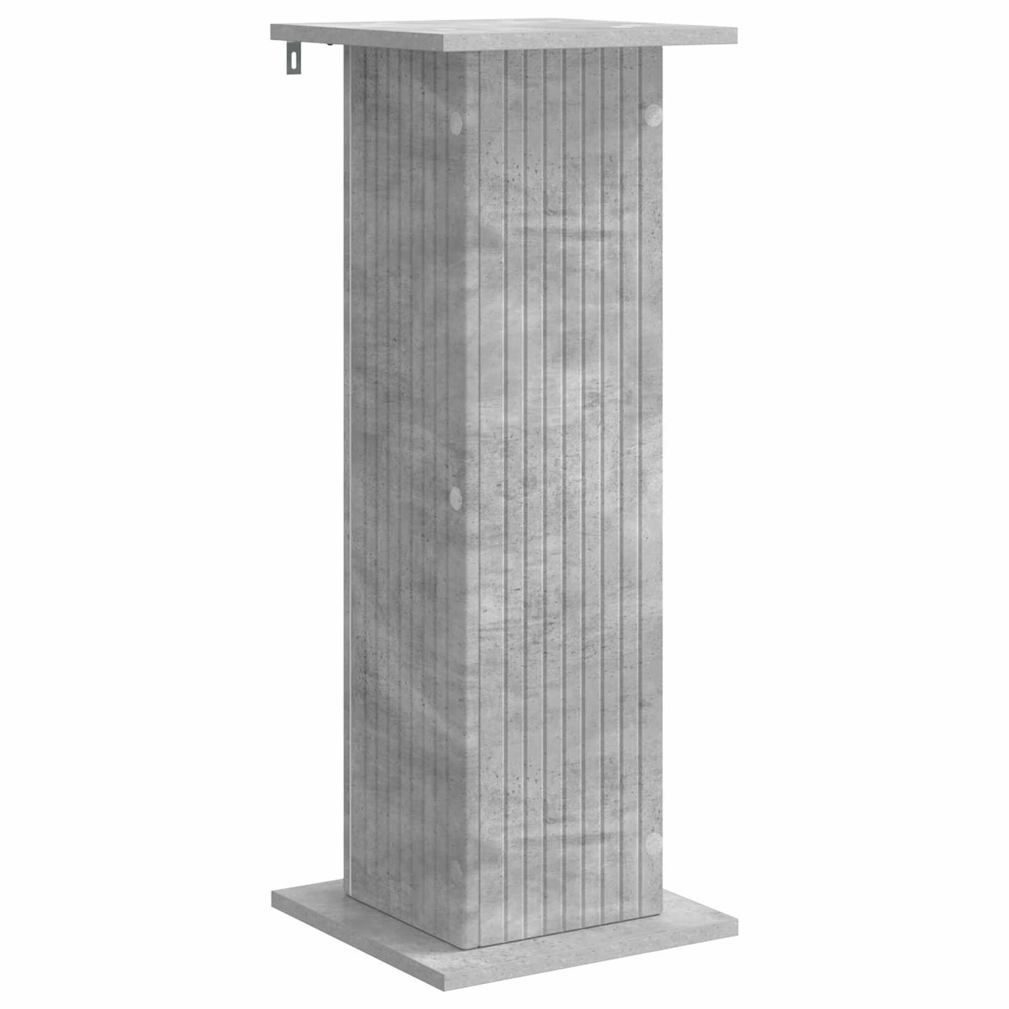Planteholder 2 pcs Betonggrå 30,5 x 30 x 80,5 cm Konstruert tre