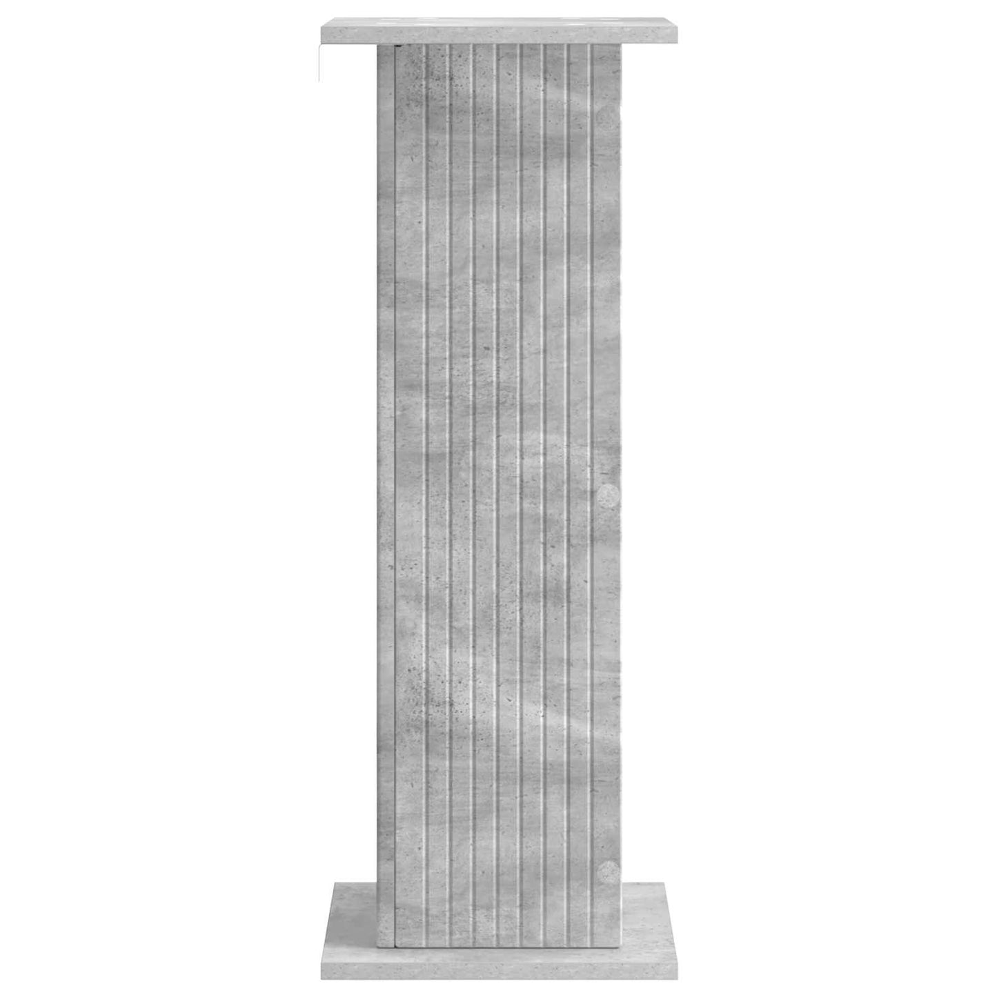 Planteholder 2 pcs Betonggrå 30,5 x 30 x 80,5 cm Konstruert tre