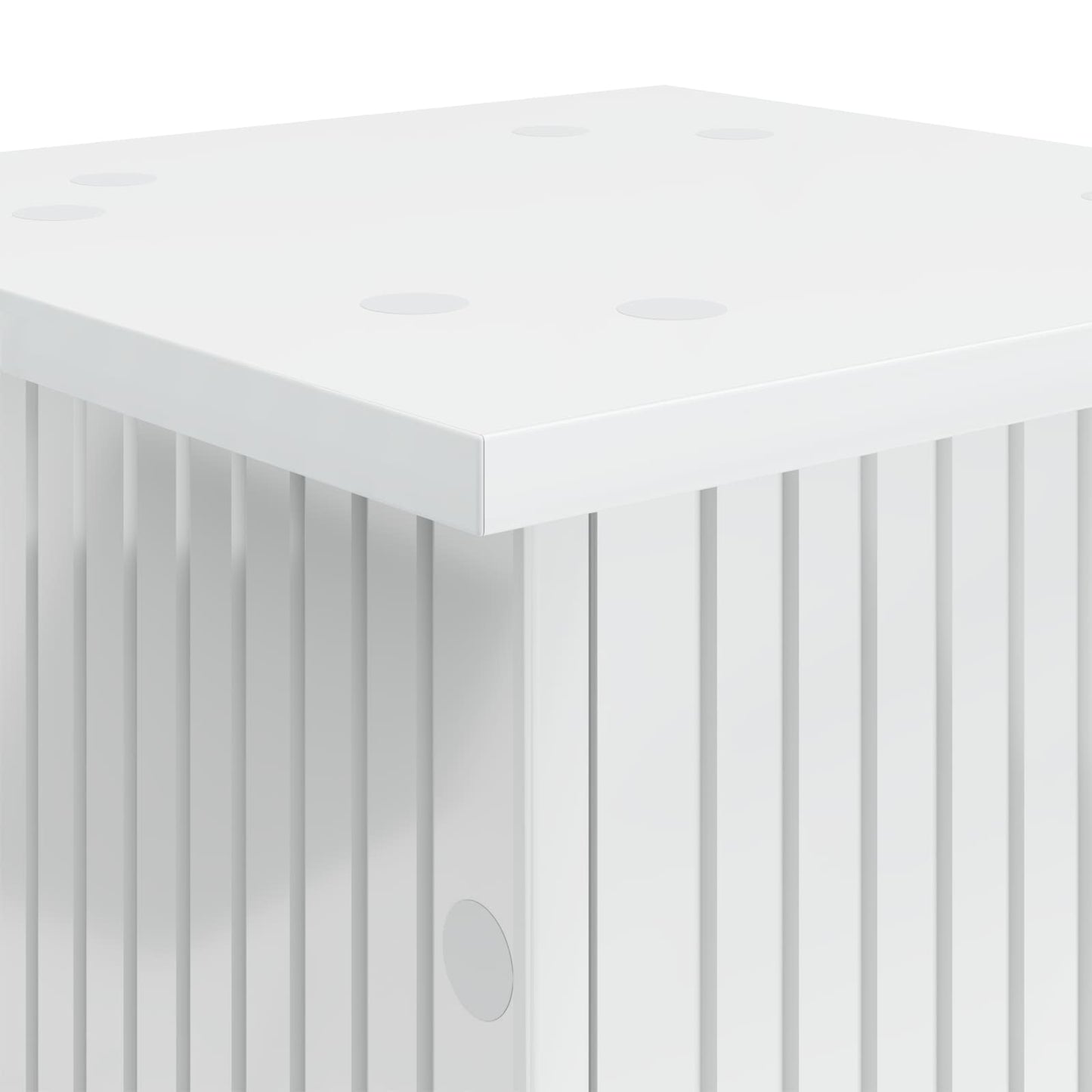 Planteholder Høgglans hvit 30,5 x 30 x 80,5 cm Konstruert tre