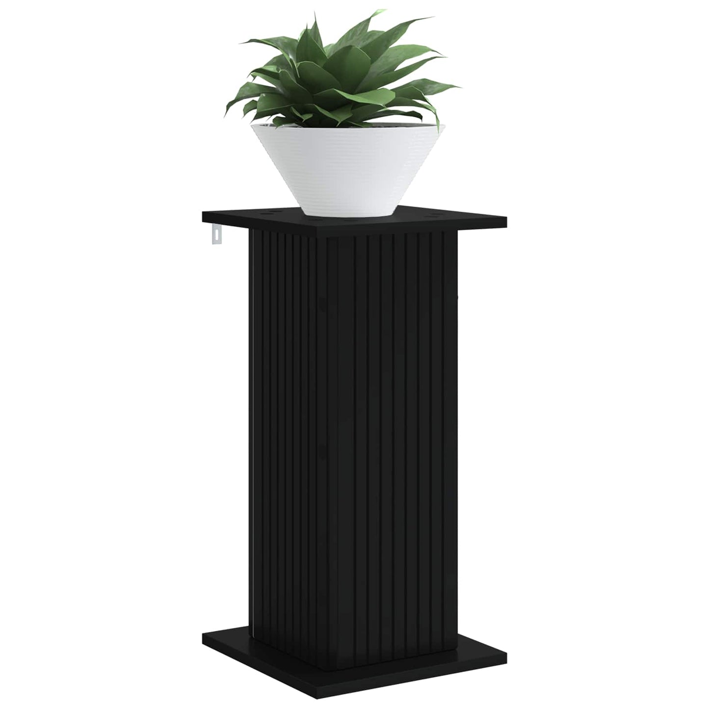 Planteholder 2 pcs Svart 30,5 x 30 x 60,5 cm Konstruert tre