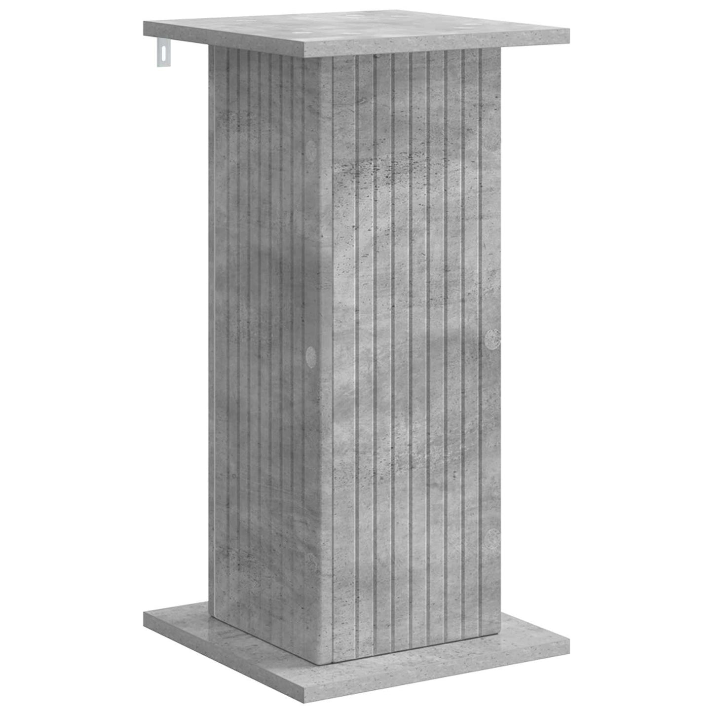 Planteholder 2 pcs Betonggrå 30,5 x 30 x 60,5 cm Konstruert tre