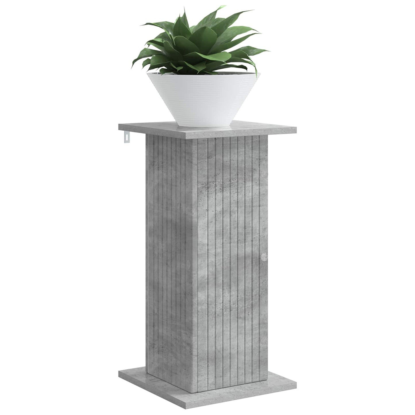 Planteholder 2 pcs Betonggrå 30,5 x 30 x 60,5 cm Konstruert tre