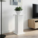 Planteholder 2 pcs Høgglans hvit 30,5 x 30 x 60,5 cm