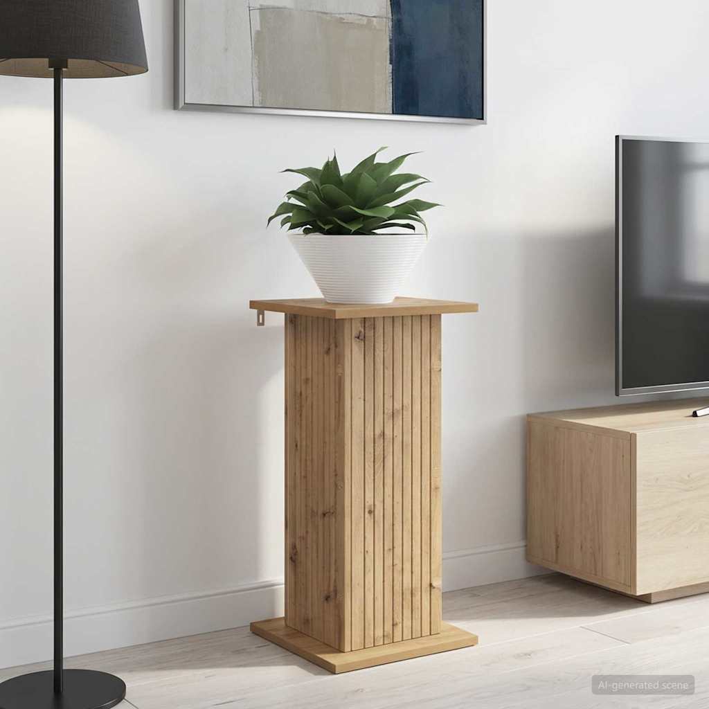 Planteholder 2 stk. Artisan eik 30,5 x 30 x 60,5 cm
