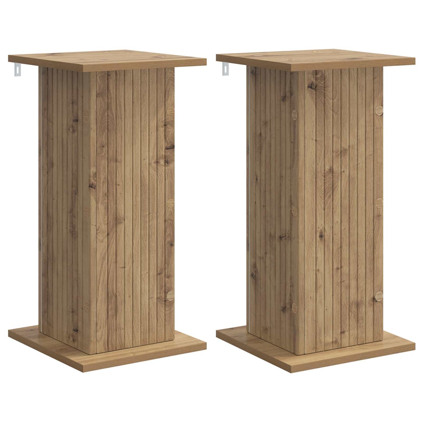 Planteholder 2 stk. Artisan eik 30,5 x 30 x 60,5 cm