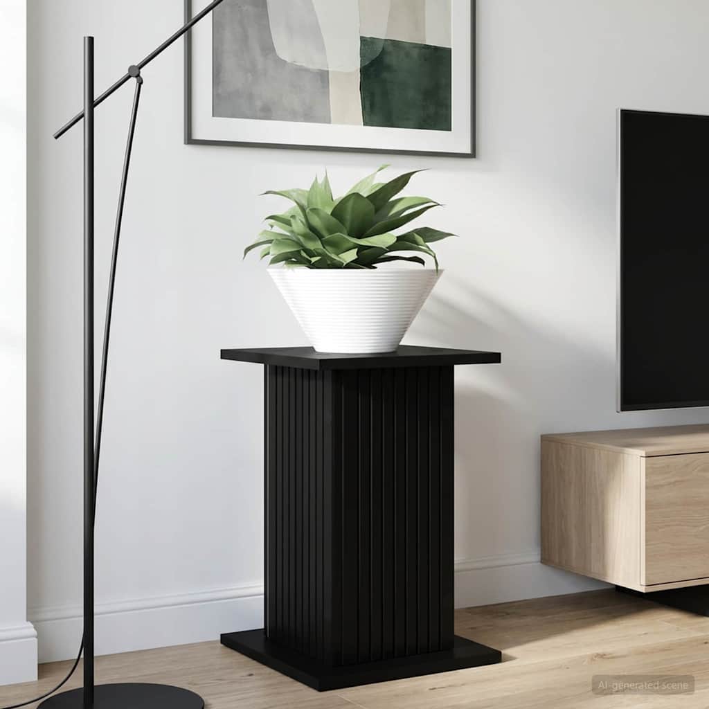 Planteholder Svart 30,5 x 30 x 43 cm Konstruert tre