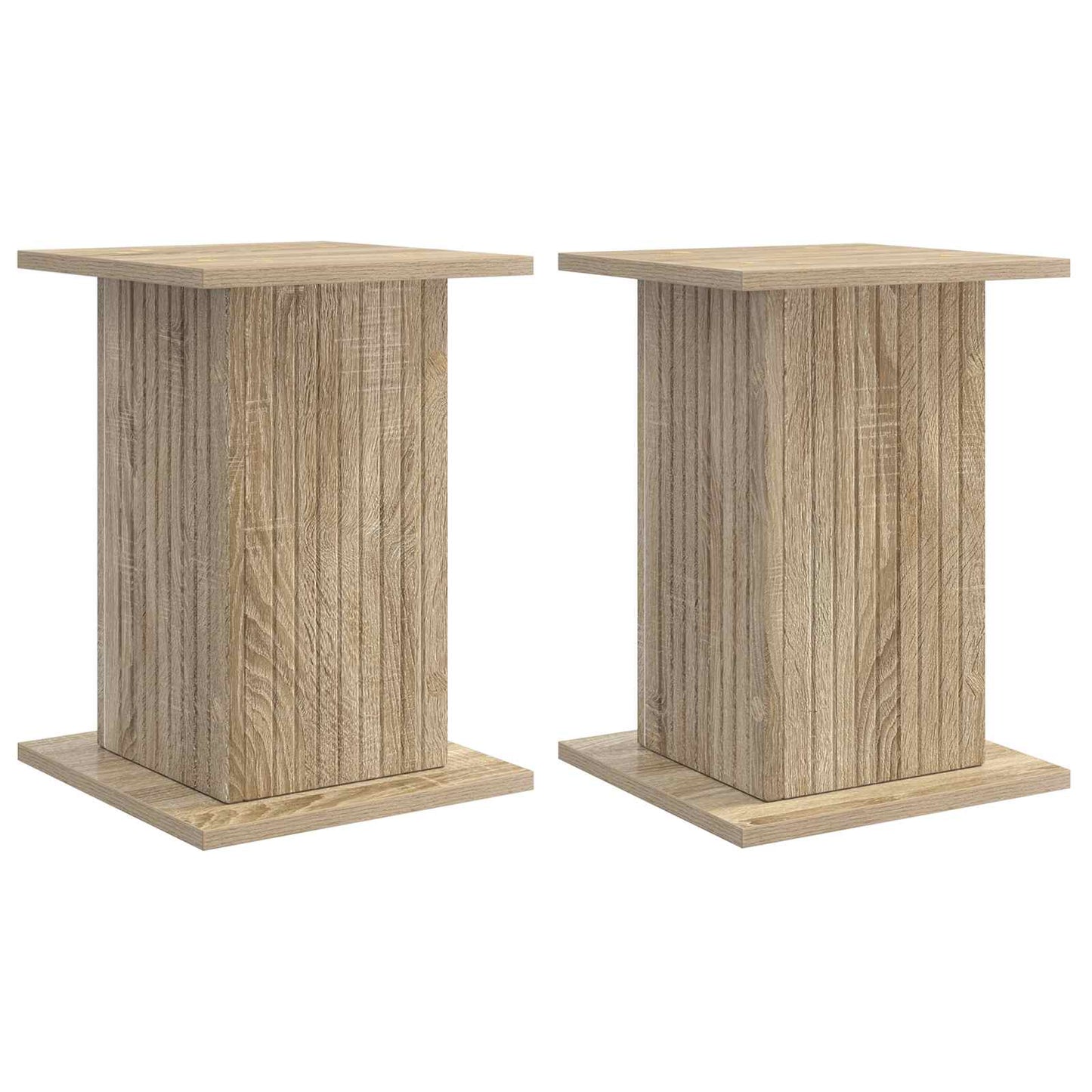 Planteholder 2 pcs Sonoma eik 30,5 x 30 x 43 cm Konstruert tre
