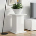 Planteholder Høgglans hvit 30,5 x 30 x 43 cm Konstruert tre