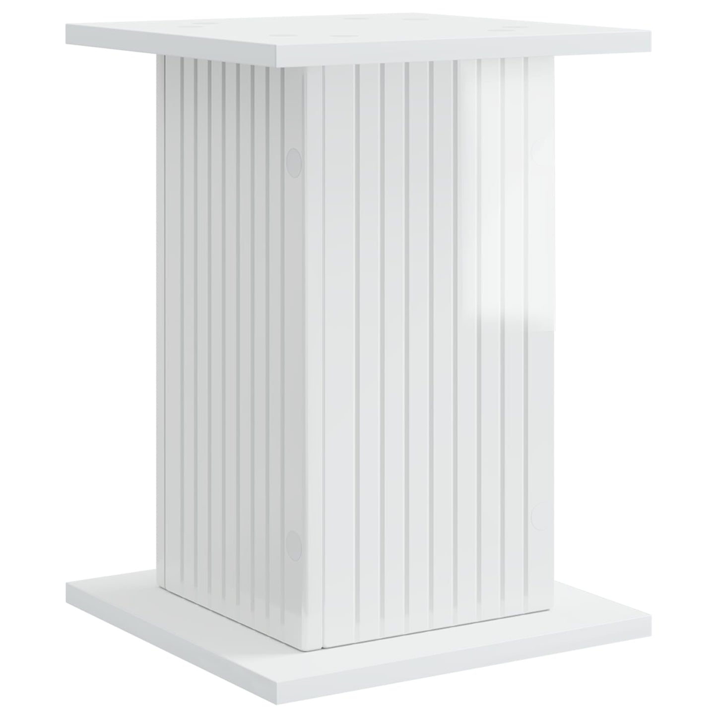 Planteholder Høgglans hvit 30,5 x 30 x 43 cm Konstruert tre