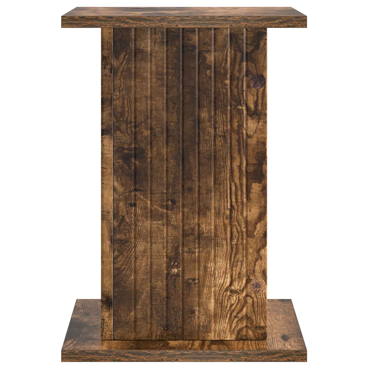 Planteholder Røkt Eik 30,5 x 30 x 43 cm Konstruert tre