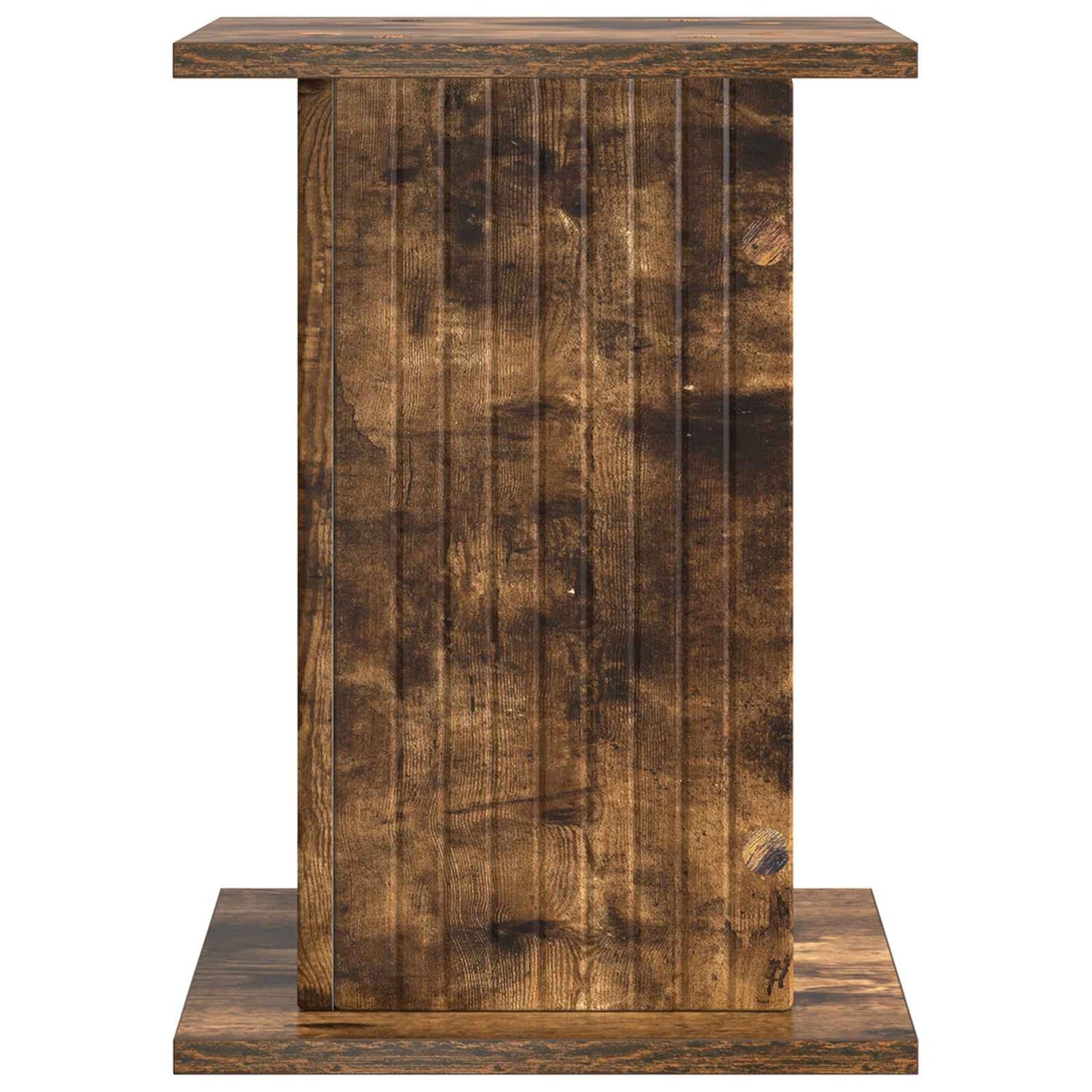 Planteholder 2 pcs Røkt Eik 30,5 x 30 x 43 cm Konstruert tre