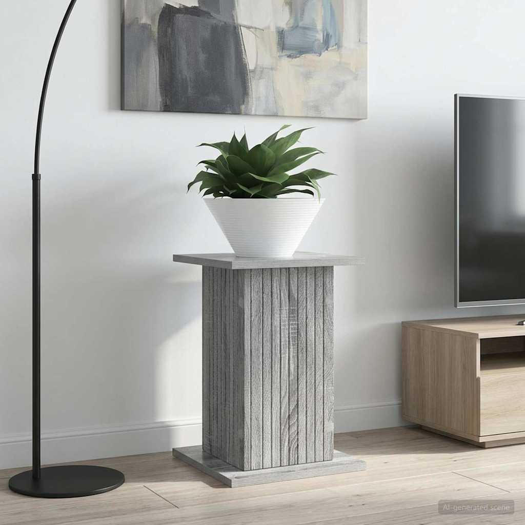 Planteholder Grå sonoma 30,5 x 30 x 43 cm Konstruert tre