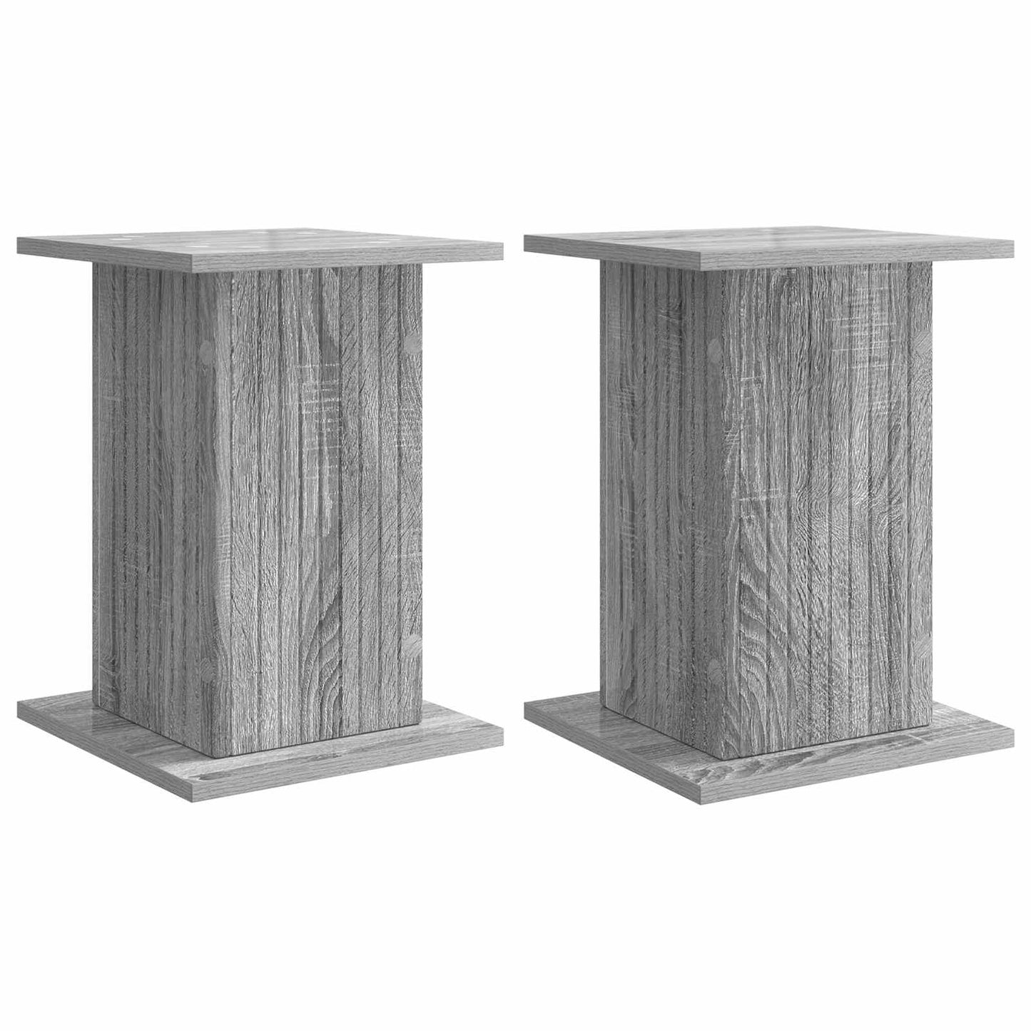 Planteholder 2 pcs Grå sonoma 30,5 x 30 x 43 cm Konstruert tre