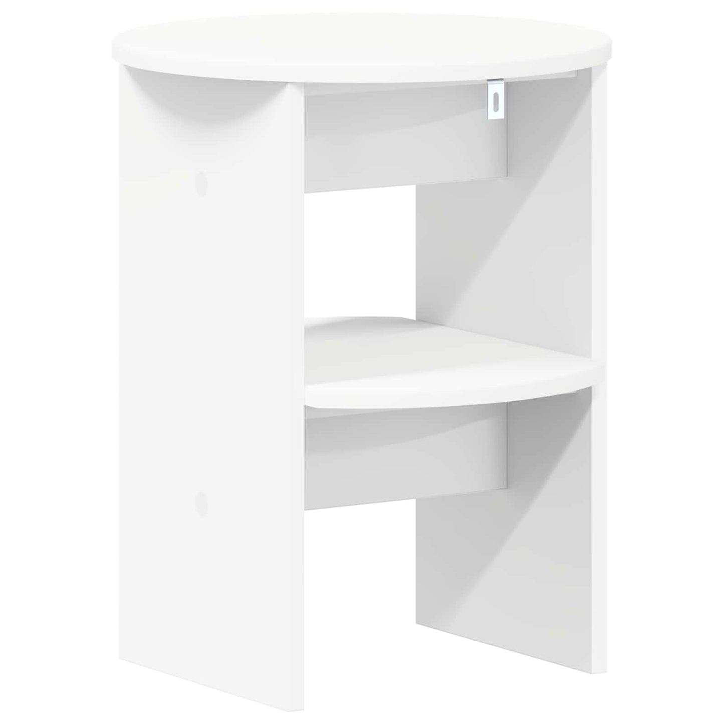 Sideskap Hvit Ø40 x 50 cm Konstruert tre