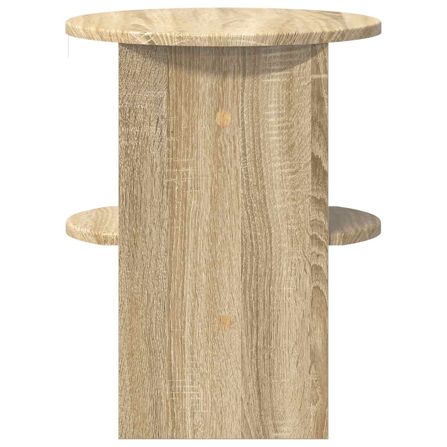 Sideskap 2 pcs Sonoma eik Ø40 x 50 cm Konstruert tre