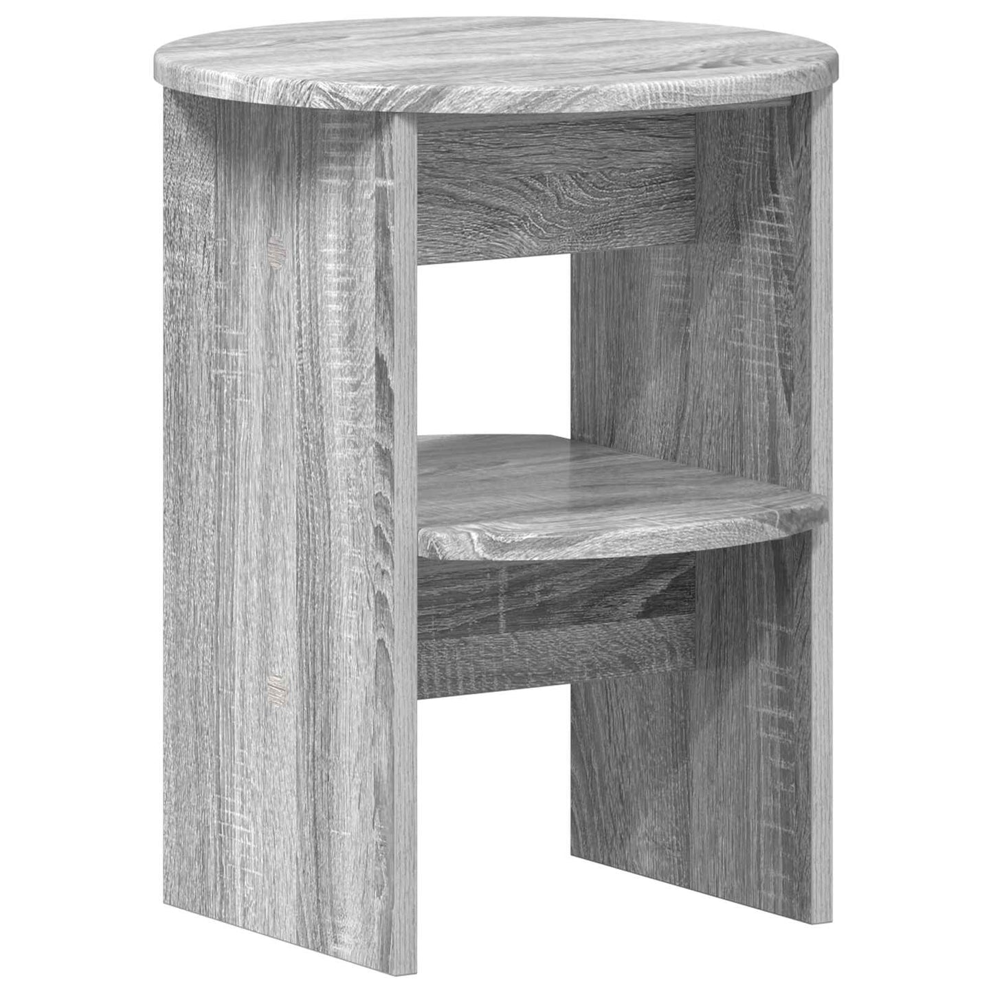 Sideskap 2 pcs Grå Sonoma Ø40 x 50 cm Konstruert tre