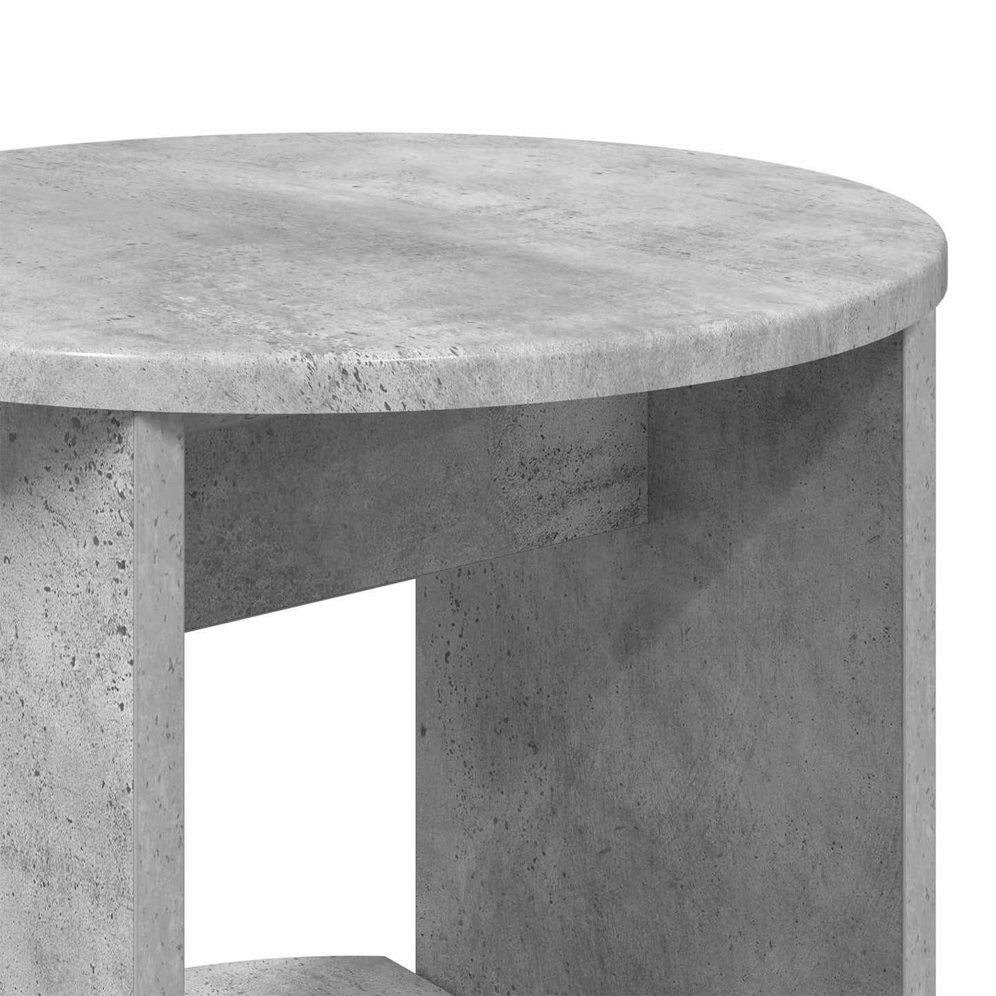 Sideskap BetongGrå Konstruert tre