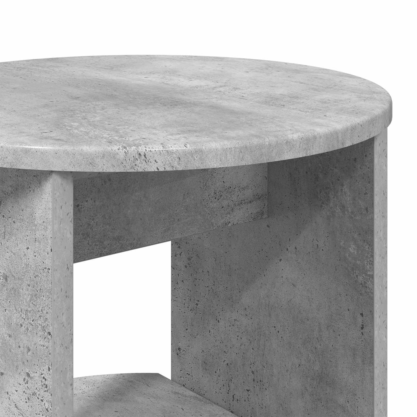 Sideskap BetongGrå 40 x 40 x 100 cm Konstruert tre