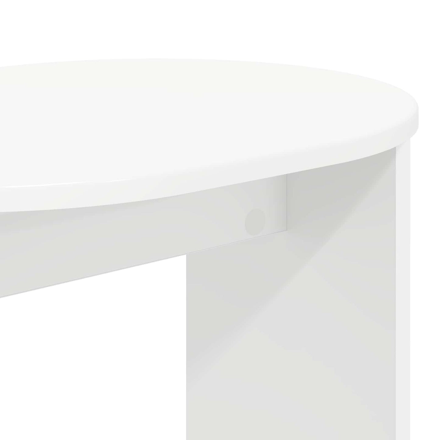 Sidetabell Hvit 50 x 39,5 x 55 cm Konstruert tre
