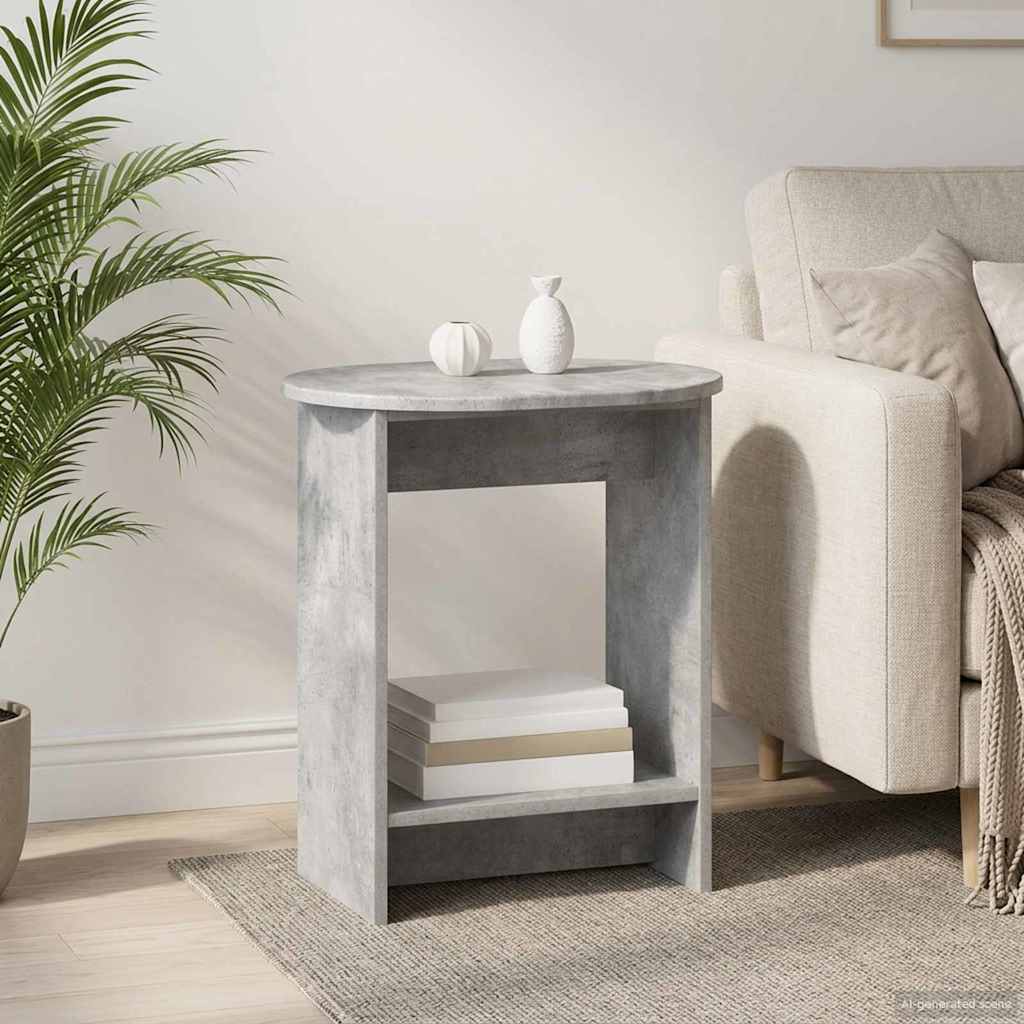 Sidetabell Betonggrå 50 x 39,5 x 55 cm Konstruert tre