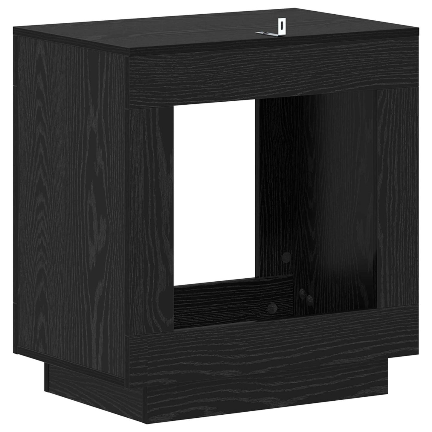 Sidetabell Svart eik 60 x 40 x 65 cm Konstruert tre