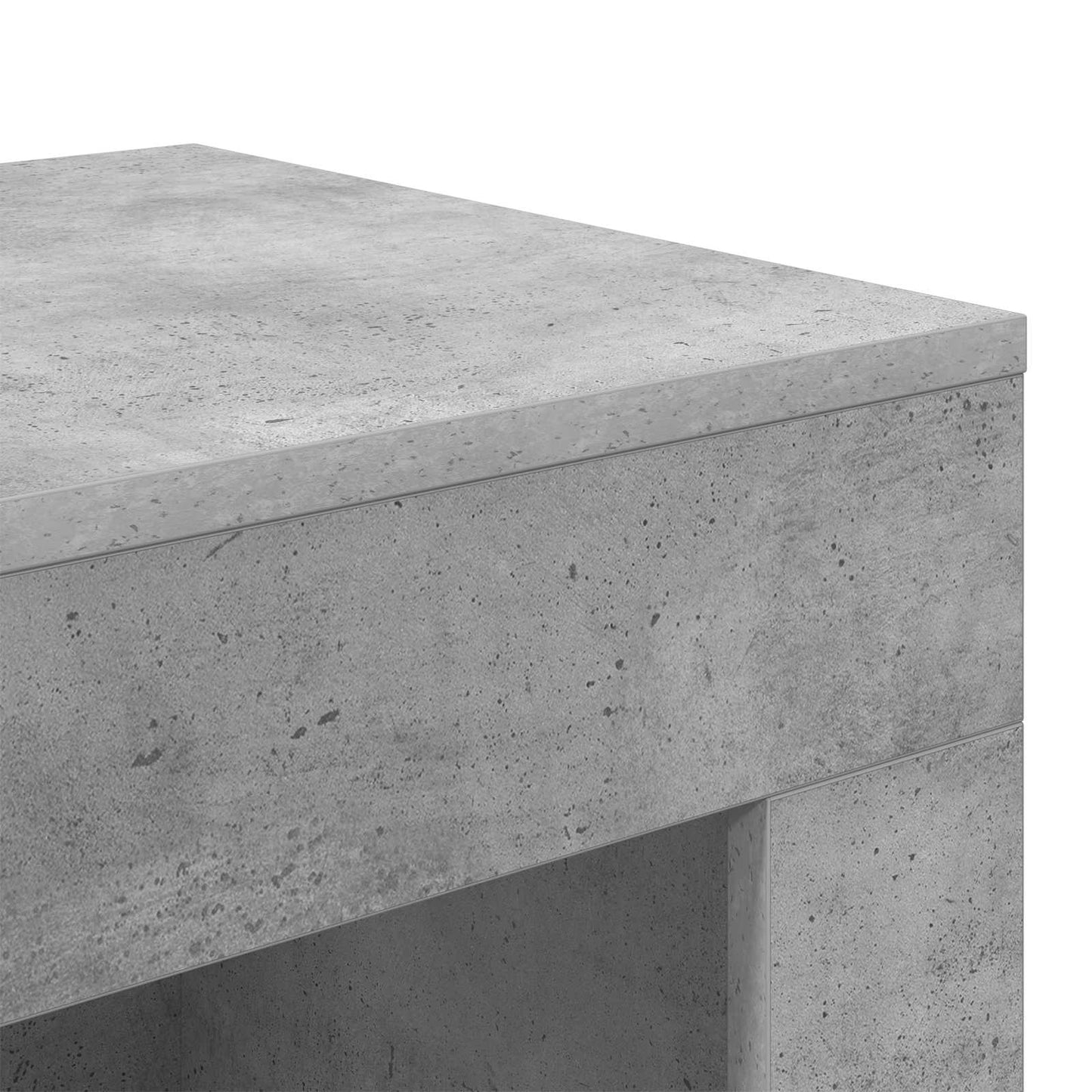 Sidetabell Betonggrå 60 x 40 x 65 cm Konstruert tre