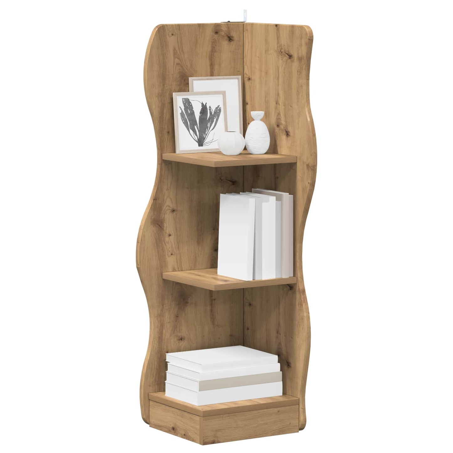 Hjørnehylle Artisan eik 34 x 33 x 102 cm Konstruert tre