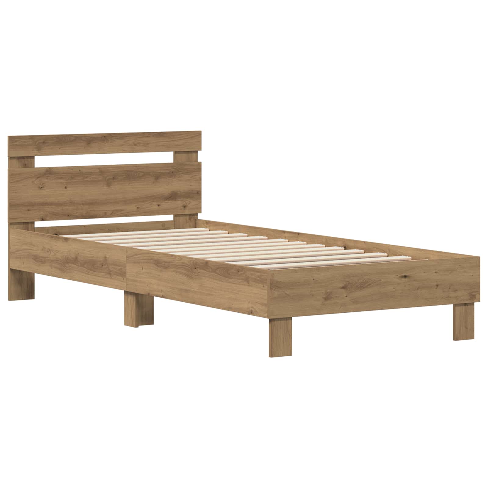 Sengestamme Artisan Eik 98.5 x 200 cm Konstruert tre vidaXL