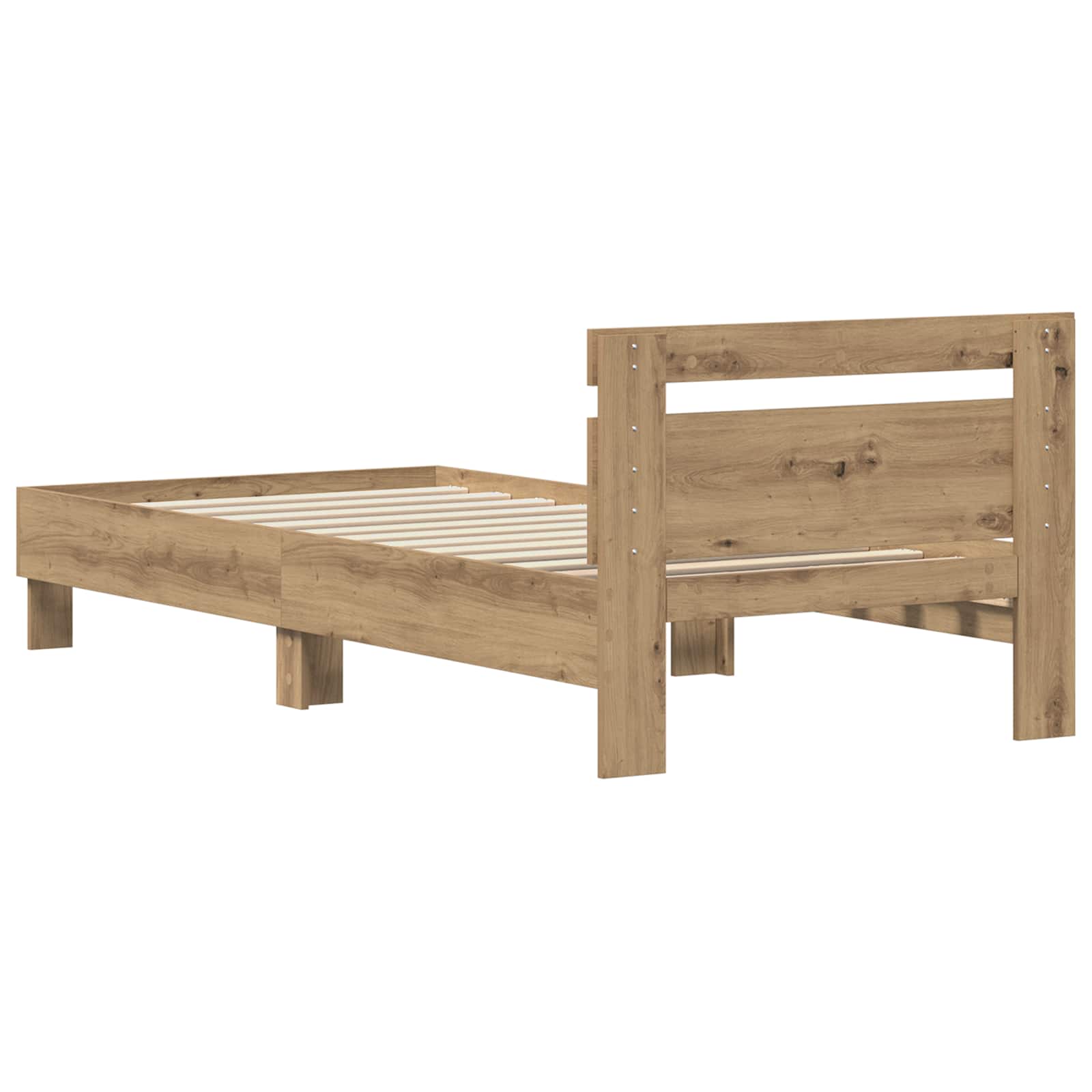 Sengestamme Artisan Eik 98.5 x 200 cm Konstruert tre vidaXL