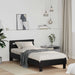 Sengestamme Svart Eik 98.5 x 200 cm Konstruert tre vidaXL