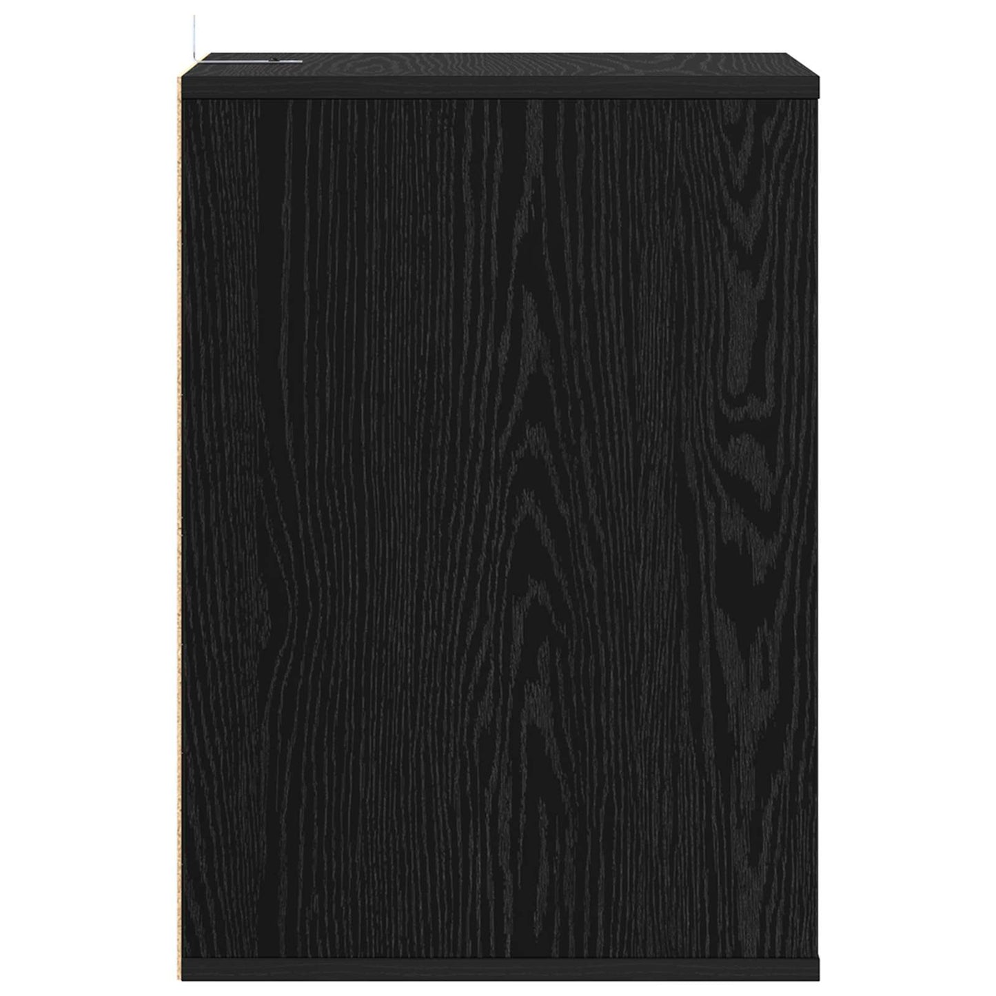 Skuffeskap med skuff Svart Eik 41 x 40 x 58 cm Konstruert tre