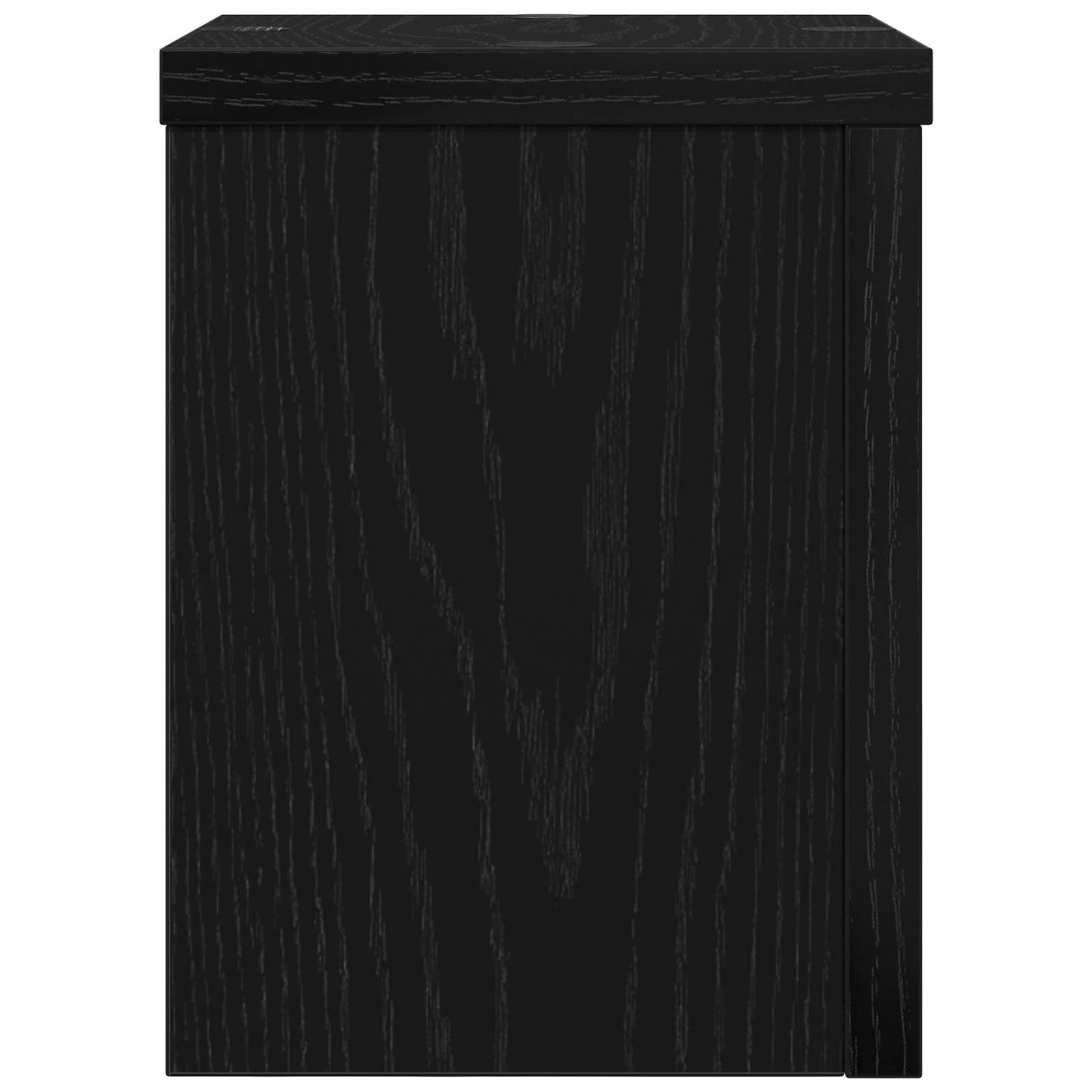 Planteholder 2 pcs Svart Eik 15 x 15 x 20 cm Konstruert tre
