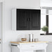Kjøkkenskap Kalmar Svart Eik 80 x 31 x 60 cm Konstruert tre vidaXL
