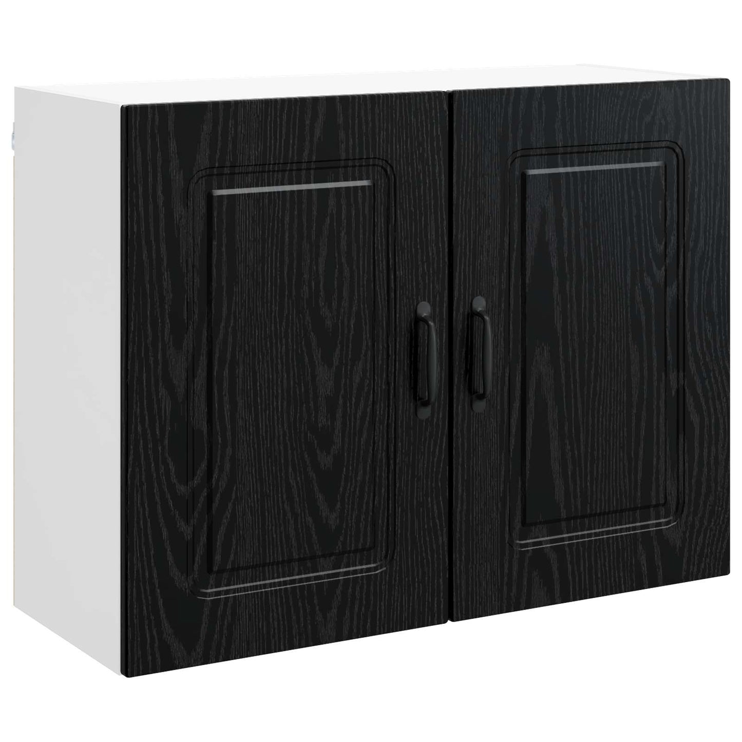 Kjøkkenskap Kalmar Svart Eik 80 x 31 x 60 cm Konstruert tre vidaXL