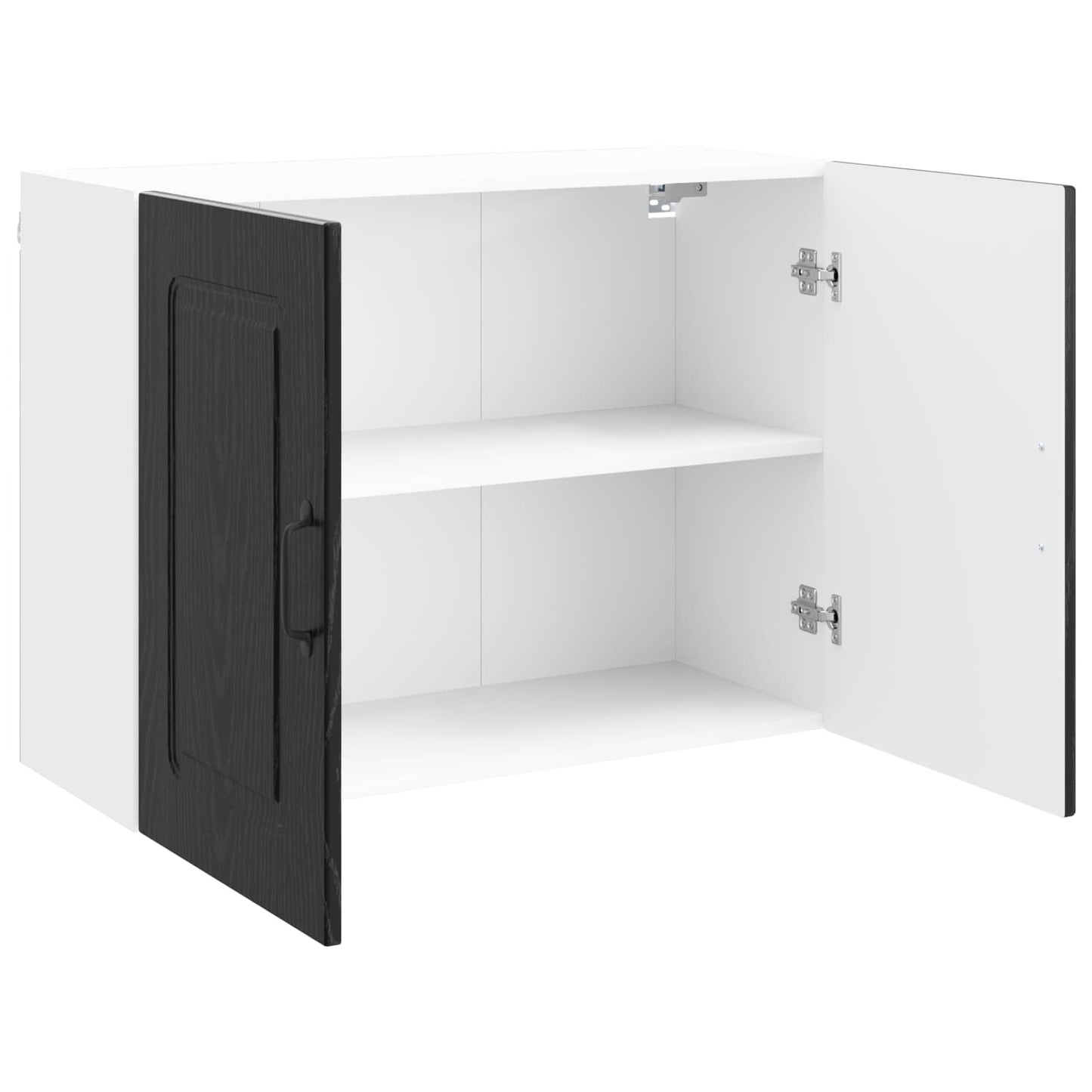 Kjøkkenskap Kalmar Svart Eik 80 x 31 x 60 cm Konstruert tre vidaXL