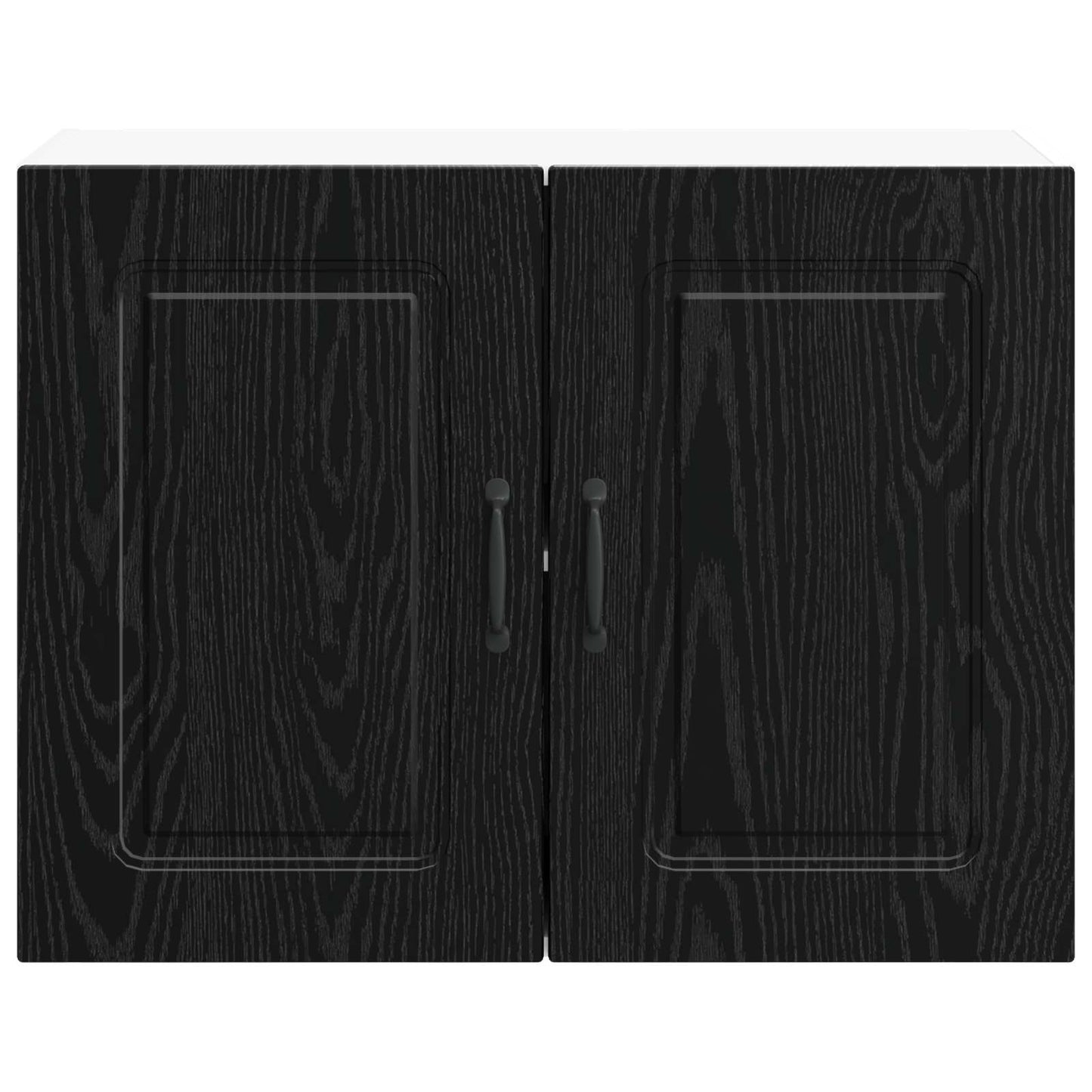 Kjøkkenskap Kalmar Svart Eik 80 x 31 x 60 cm Konstruert tre vidaXL