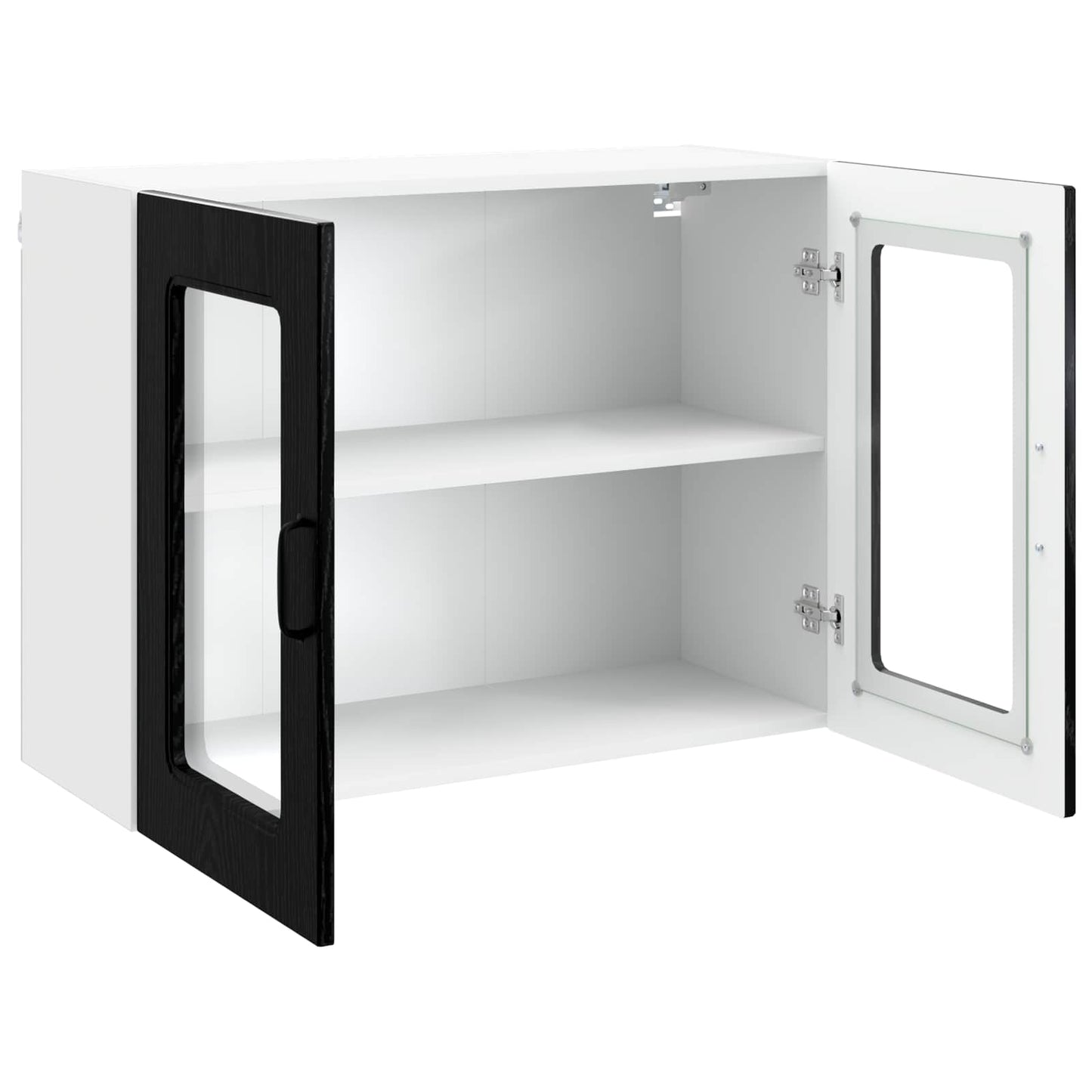 Kjøkkenskap Kalmar Svart Eik 80 x 31 x 60 cm Konstruert tre vidaXL