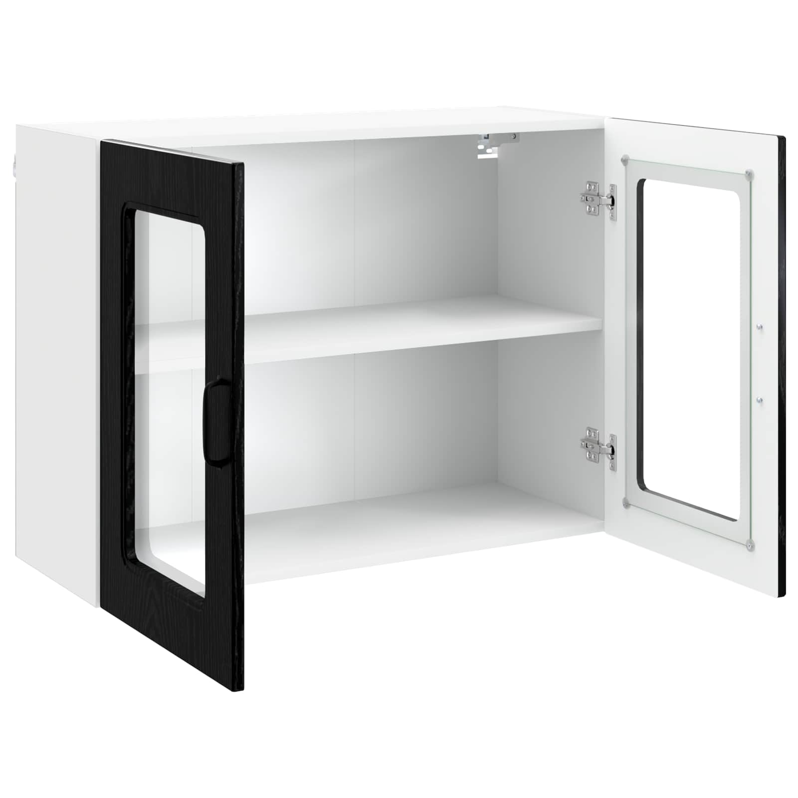 Kjøkkenskap Kalmar Svart Eik 80 x 31 x 60 cm Konstruert tre vidaXL