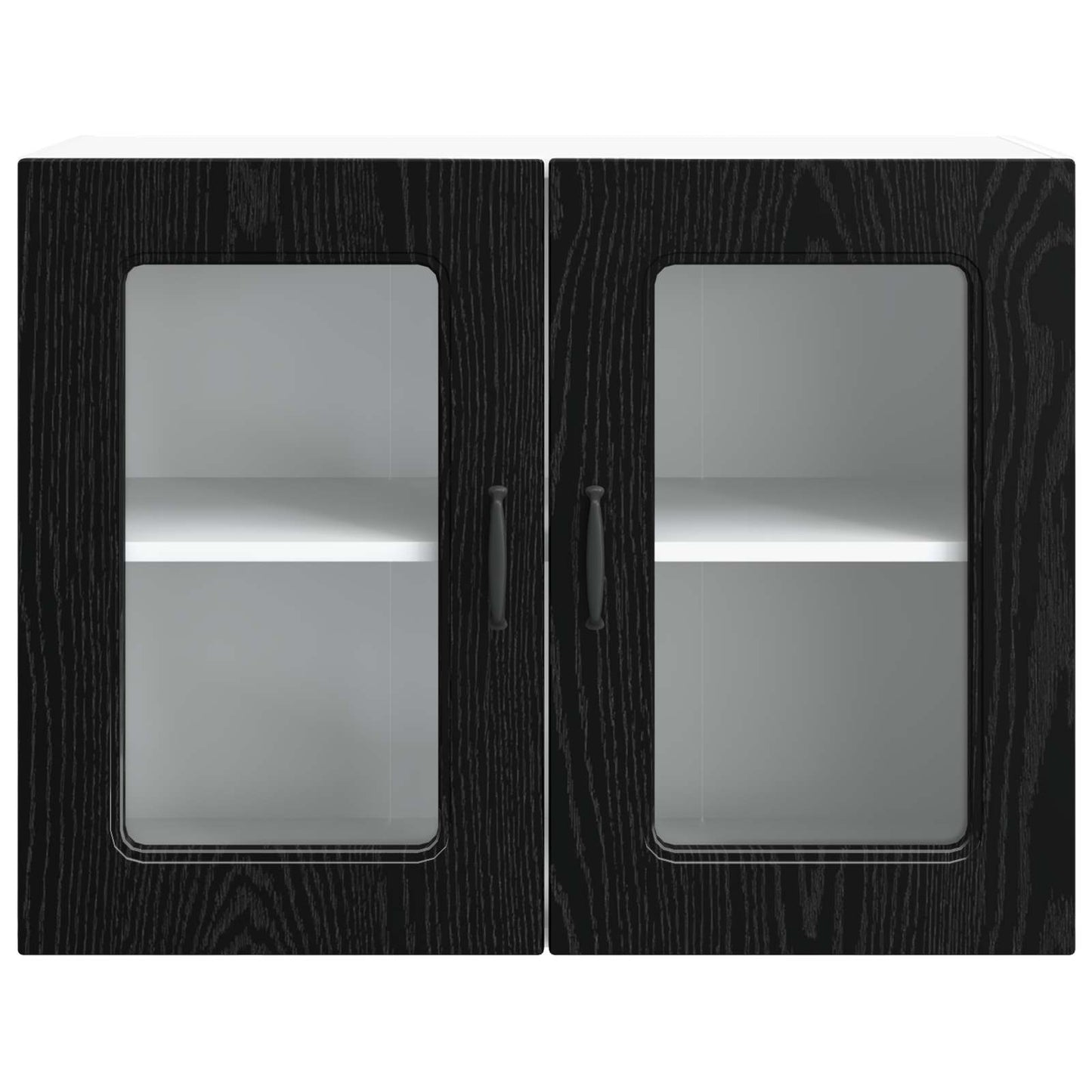 Kjøkkenskap Kalmar Svart Eik 80 x 31 x 60 cm Konstruert tre vidaXL