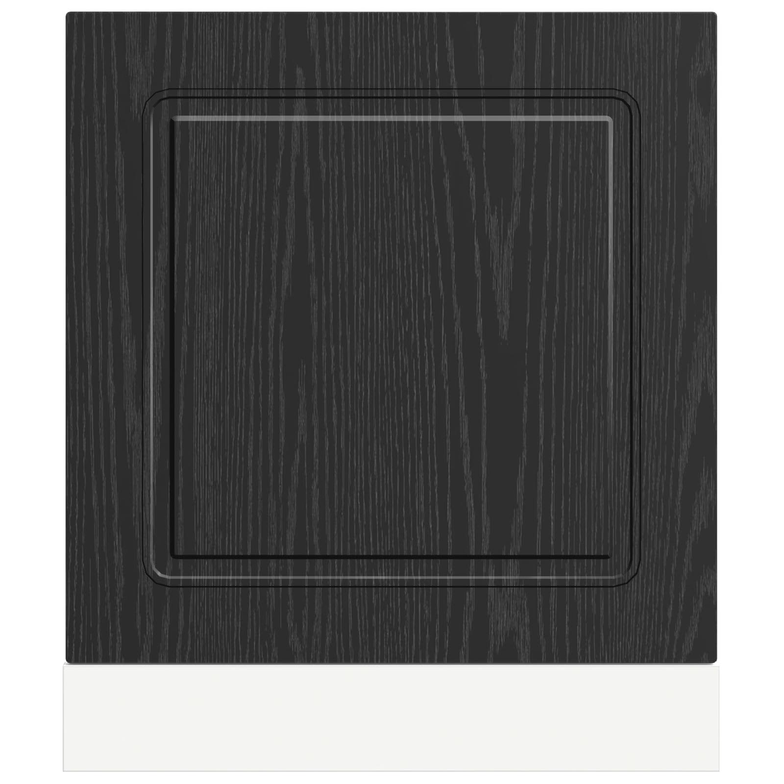 Kjøkkenskap Kalmar Svart Eik 60 x 1,5 x 67 cm Konstruert tre vidaXL