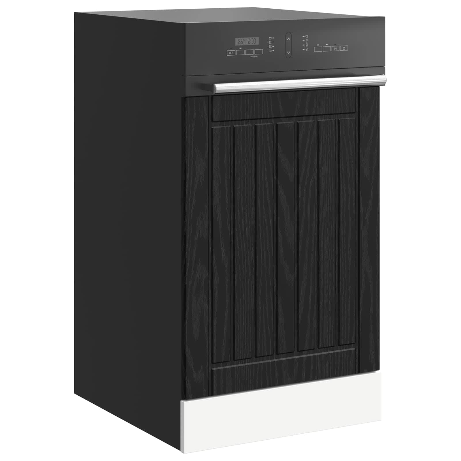 Kjøkkenskap Svart Eik 45 x 1,5 x 67 cm Konstruert tre vidaXL