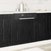 Kjøkkenskap Svart Eik 60 x 1,5 x 67 cm Konstruert tre vidaXL